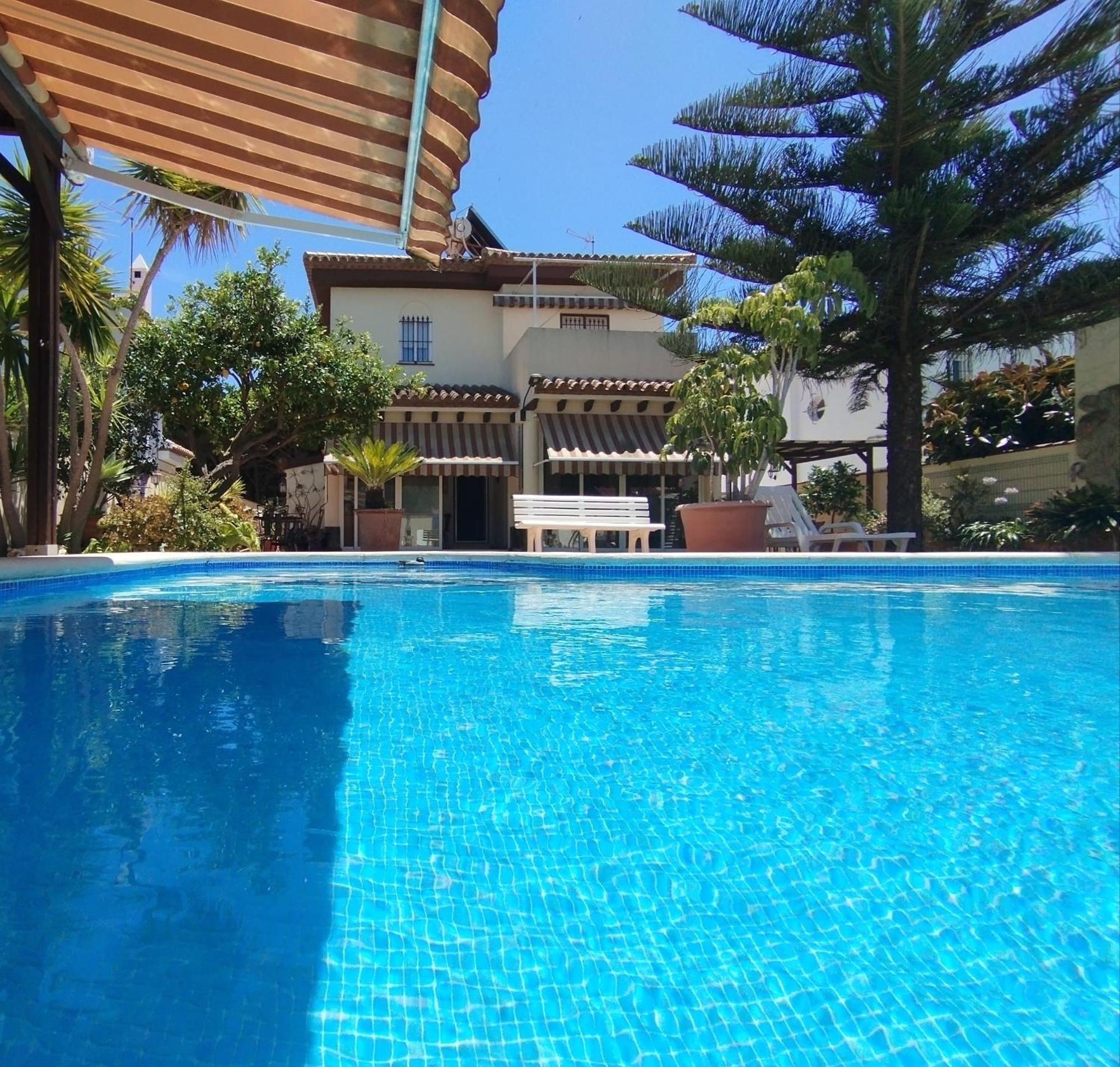 Chalet con capacidad para 8 personas Chiclana de la Frontera Bagian luar foto