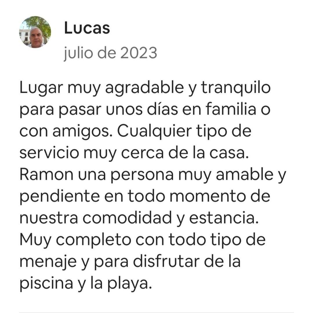Chalet con capacidad para 8 personas Chiclana de la Frontera Bagian luar foto